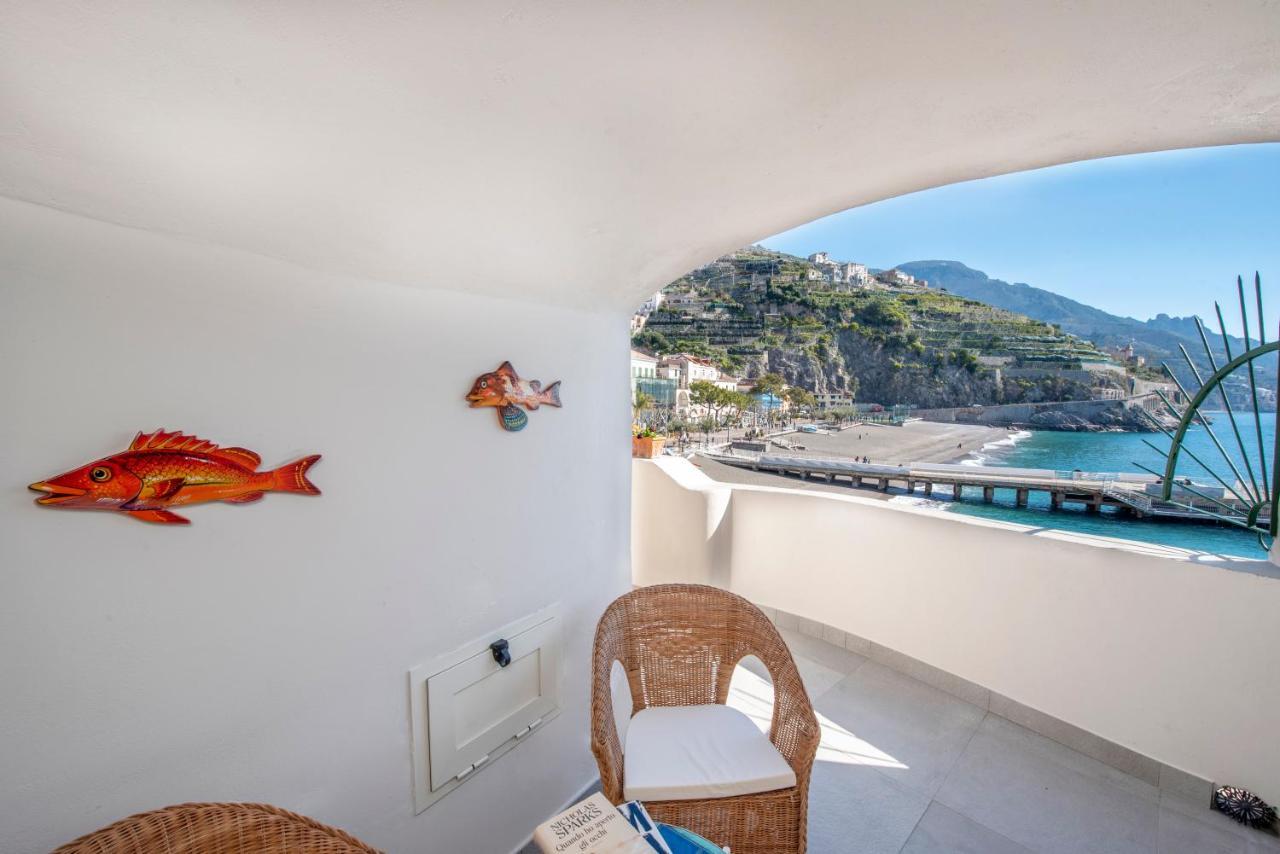 Ferienwohnung Il Nido Del Gabbiano Minori Exterior foto