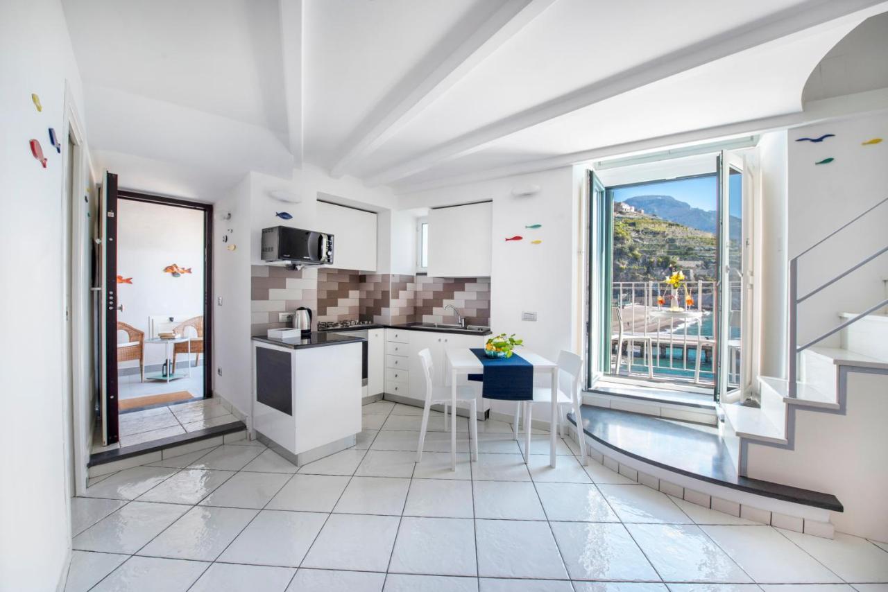 Ferienwohnung Il Nido Del Gabbiano Minori Exterior foto